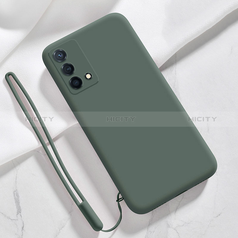 Funda Silicona Ultrafina Goma 360 Grados Carcasa S03 para Oppo K9 5G Verde Noche