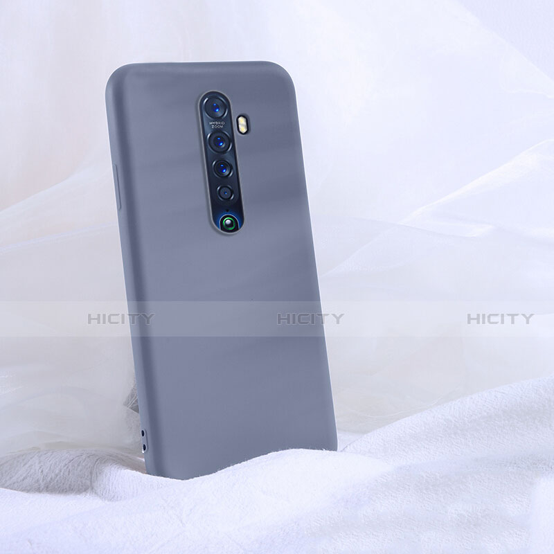 Funda Silicona Ultrafina Goma 360 Grados Carcasa S03 para Oppo Reno2 Gris