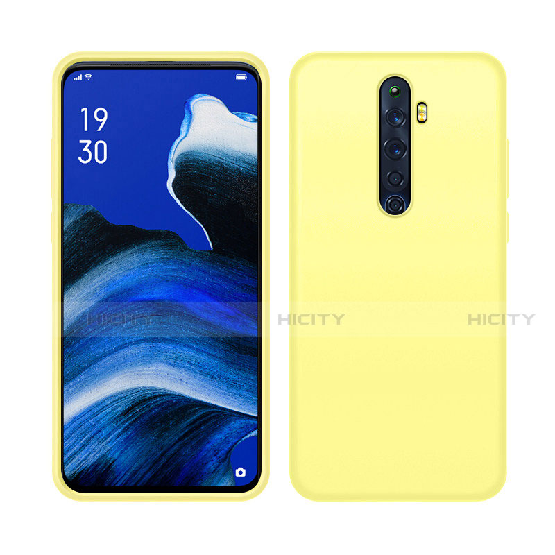 Funda Silicona Ultrafina Goma 360 Grados Carcasa S03 para Oppo Reno2 Z Amarillo