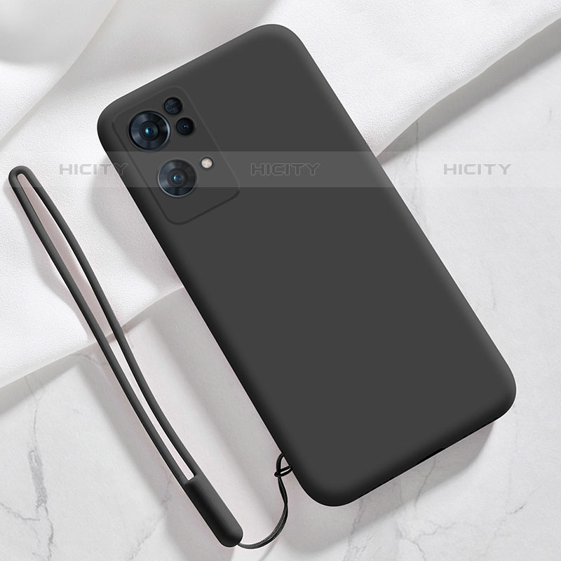 Funda Silicona Ultrafina Goma 360 Grados Carcasa S03 para Oppo Reno7 Pro 5G Negro