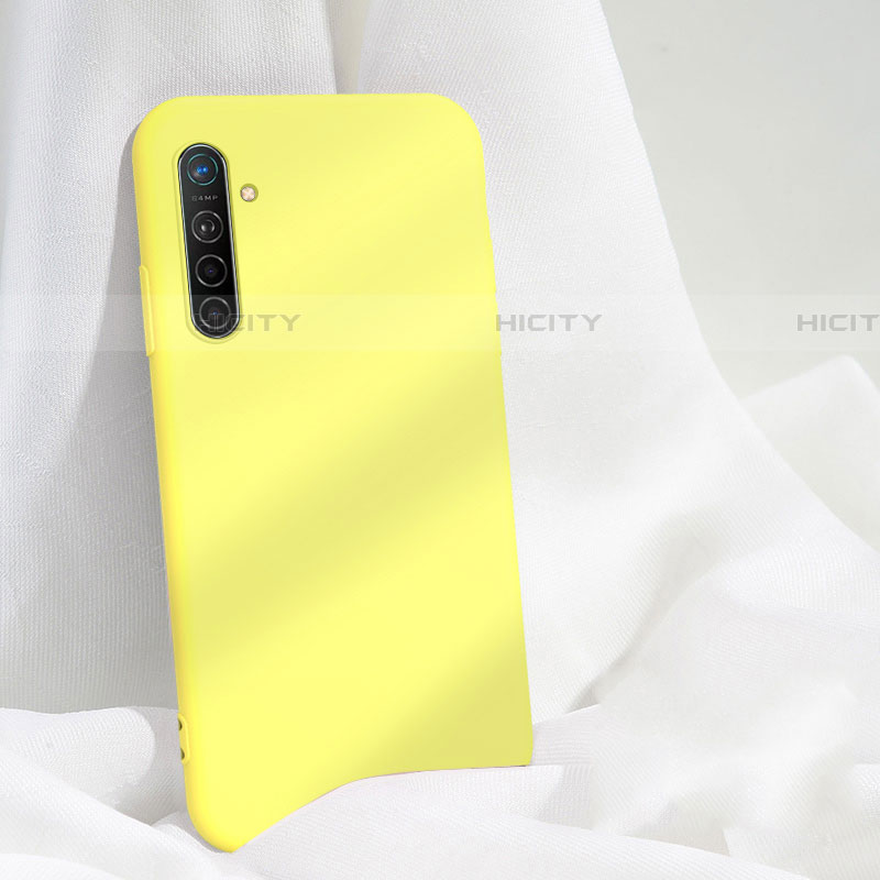 Funda Silicona Ultrafina Goma 360 Grados Carcasa S03 para Realme X2 Amarillo