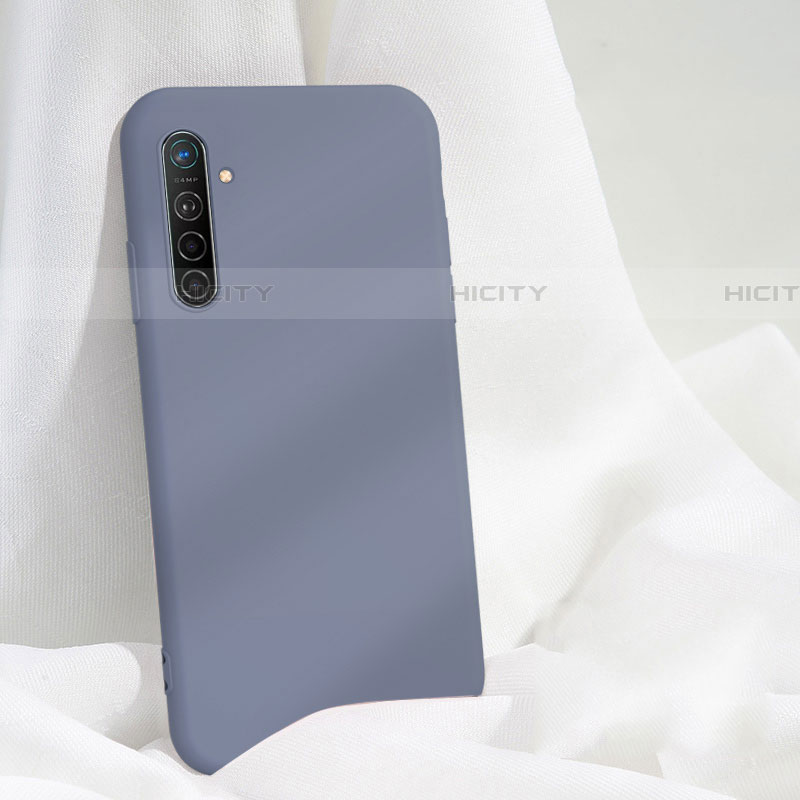 Funda Silicona Ultrafina Goma 360 Grados Carcasa S03 para Realme X2 Gris