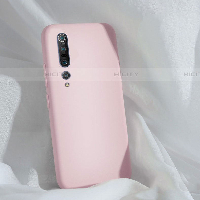 Funda Silicona Ultrafina Goma 360 Grados Carcasa S03 para Xiaomi Mi 10 Pro Rosa