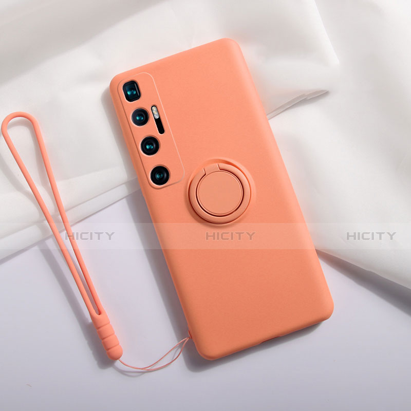 Funda Silicona Ultrafina Goma 360 Grados Carcasa S03 para Xiaomi Mi 10 Ultra Naranja