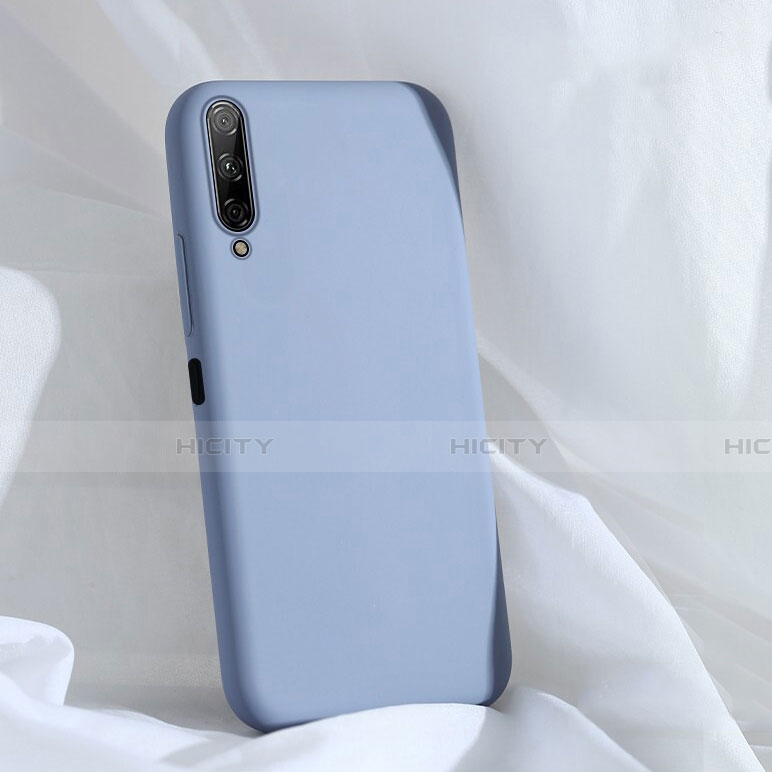 Funda Silicona Ultrafina Goma 360 Grados Carcasa S04 para Huawei Honor 9X Pro Azul Cielo