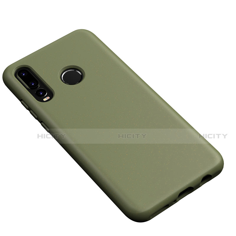 Funda Silicona Ultrafina Goma 360 Grados Carcasa S04 para Huawei Nova 4e Verde