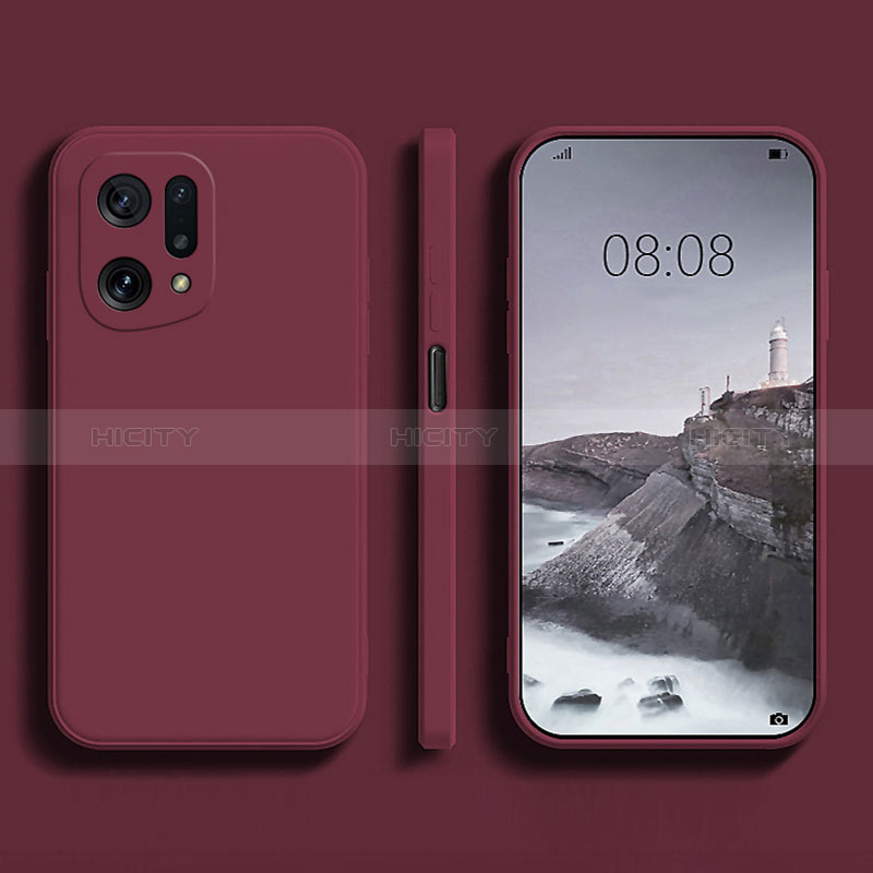 Funda Silicona Ultrafina Goma 360 Grados Carcasa S04 para Oppo Find X5 5G