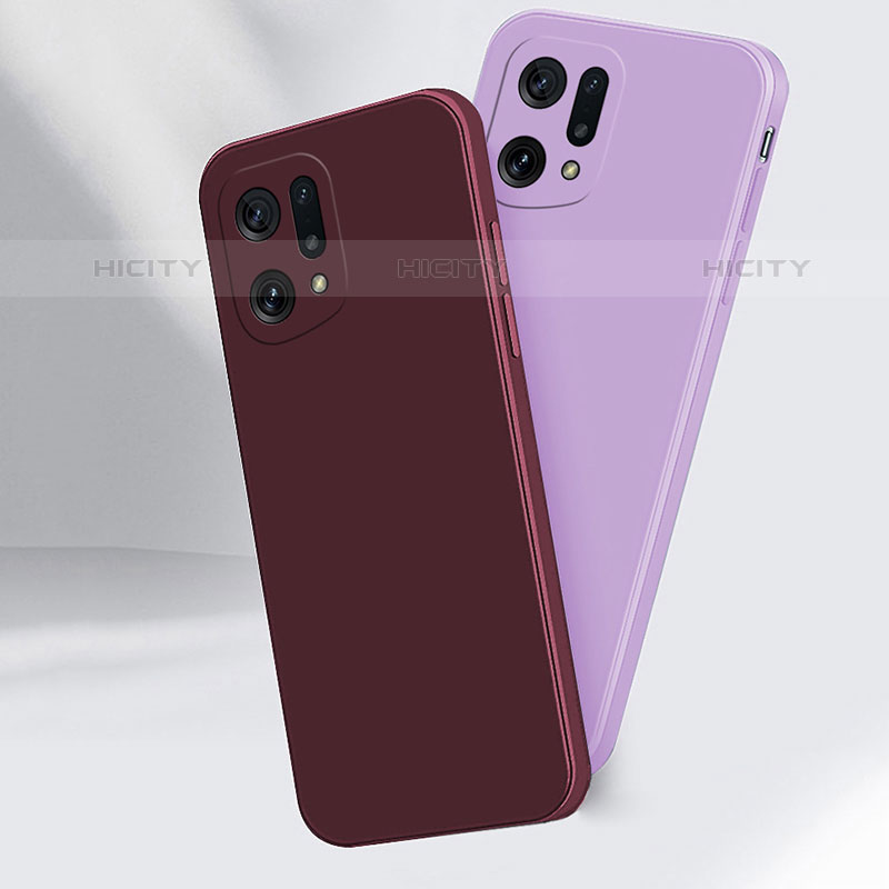 Funda Silicona Ultrafina Goma 360 Grados Carcasa S04 para Oppo Find X5 Pro 5G