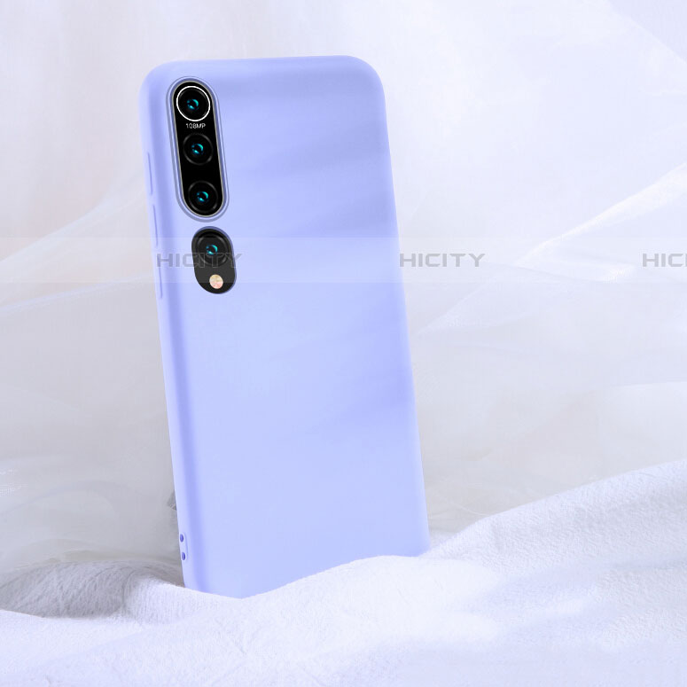 Funda Silicona Ultrafina Goma 360 Grados Carcasa S04 para Xiaomi Mi 10 Morado