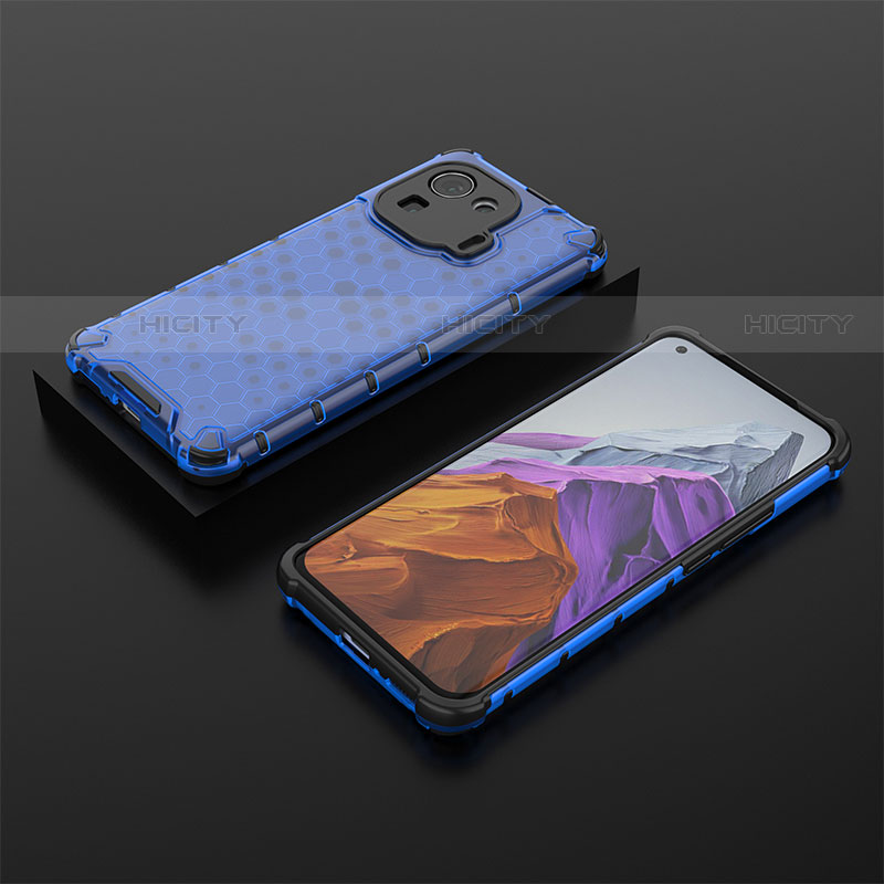 Funda Silicona Ultrafina Goma 360 Grados Carcasa S04 para Xiaomi Mi 11 Pro 5G Azul