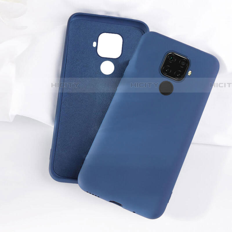 Funda Silicona Ultrafina Goma 360 Grados Carcasa S05 para Huawei Mate 30 Lite Azul