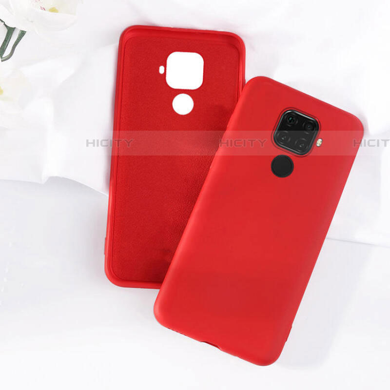 Funda Silicona Ultrafina Goma 360 Grados Carcasa S05 para Huawei Nova 5i Pro Rojo