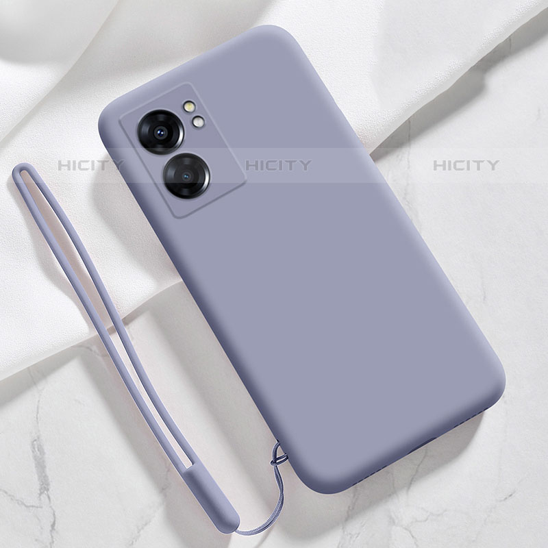 Funda Silicona Ultrafina Goma 360 Grados Carcasa S05 para OnePlus Nord N300 5G Gris Lavanda