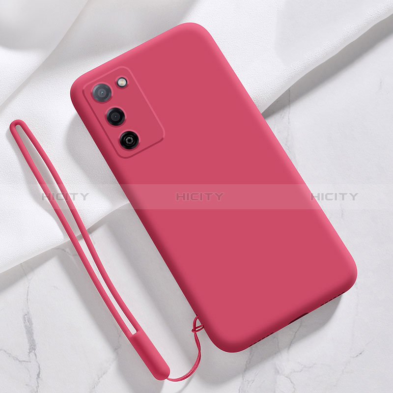 Funda Silicona Ultrafina Goma 360 Grados Carcasa S05 para Oppo A56 5G Rojo