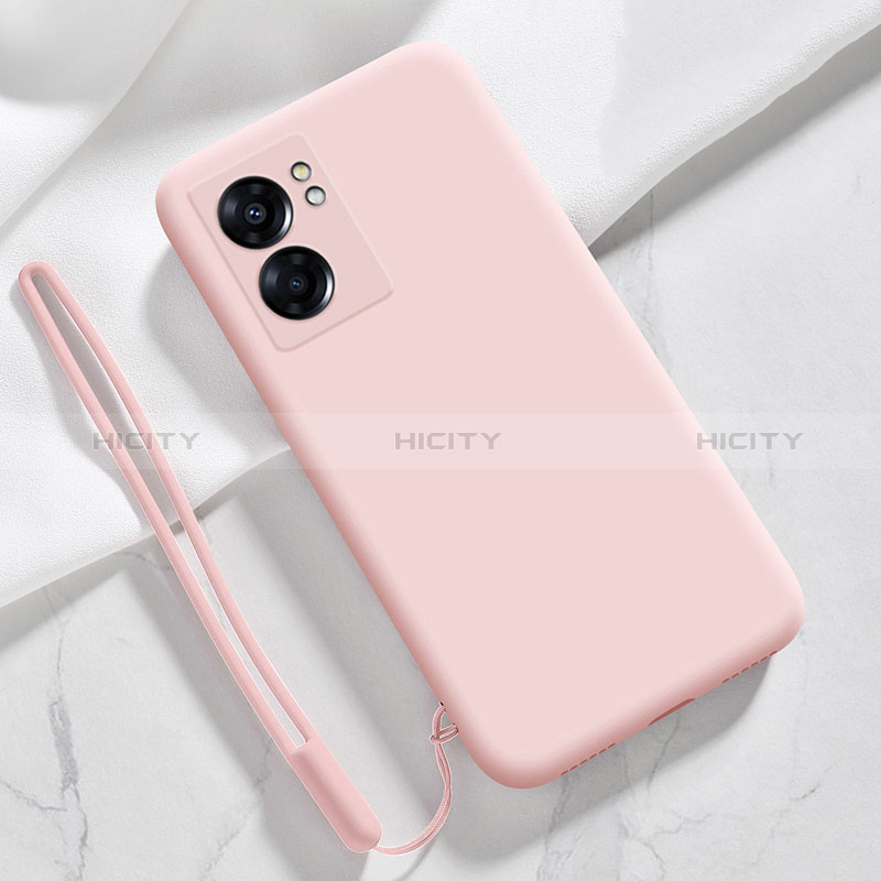 Funda Silicona Ultrafina Goma 360 Grados Carcasa S05 para Oppo A77 5G Rosa