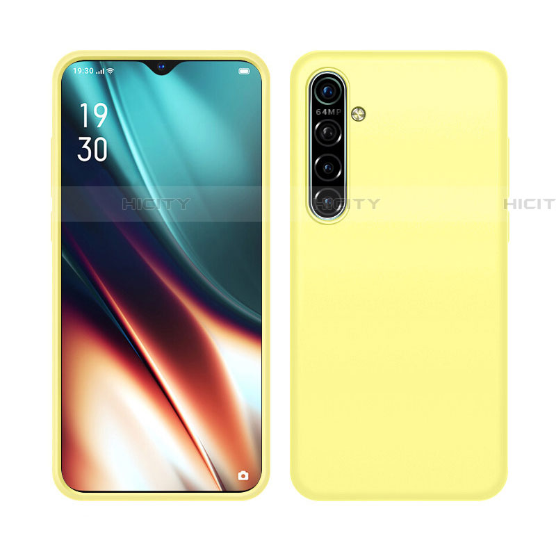 Funda Silicona Ultrafina Goma 360 Grados Carcasa S05 para Oppo K5 Amarillo