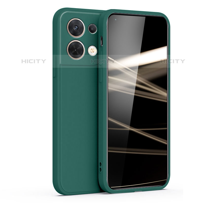 Funda Silicona Ultrafina Goma 360 Grados Carcasa S05 para Oppo Reno9 5G Verde