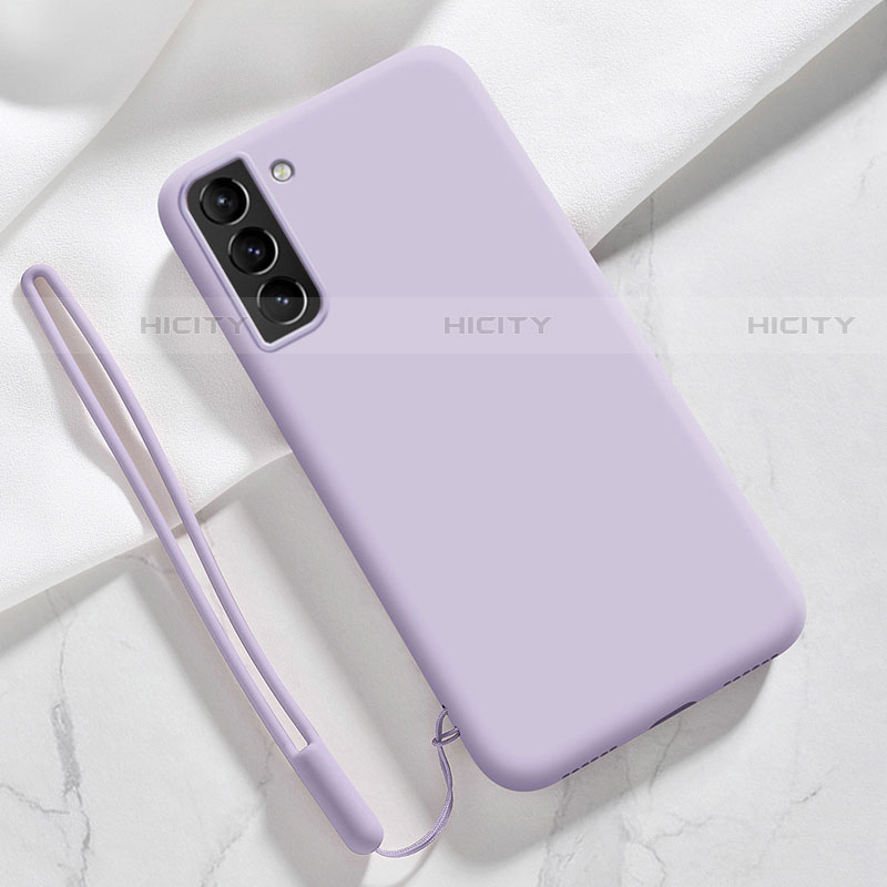 Funda Silicona Ultrafina Goma 360 Grados Carcasa S05 para Samsung Galaxy S21 Plus 5G Morado