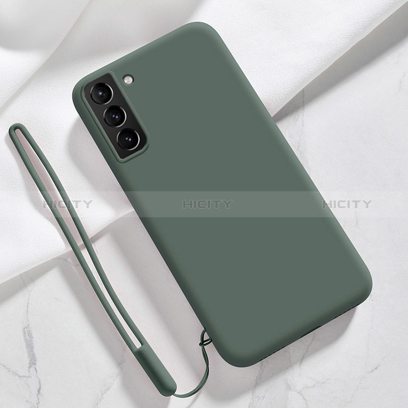 Funda Silicona Ultrafina Goma 360 Grados Carcasa S05 para Samsung Galaxy S24 5G Verde Noche