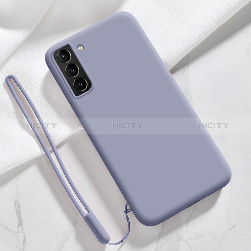 Funda Silicona Ultrafina Goma 360 Grados Carcasa S05 para Samsung Galaxy S24 Plus 5G Gris Lavanda