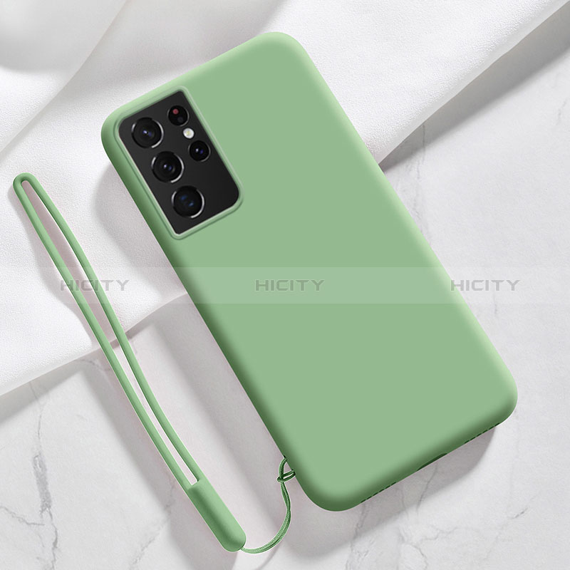 Funda Silicona Ultrafina Goma 360 Grados Carcasa S05 para Samsung Galaxy S24 Ultra 5G Verde