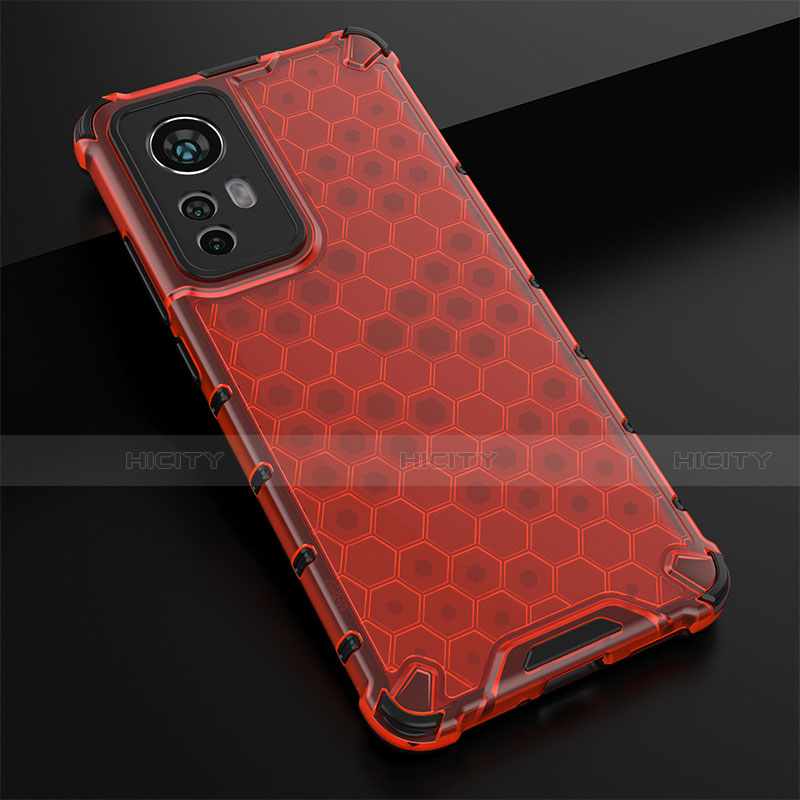 Funda Silicona Ultrafina Goma 360 Grados Carcasa S05 para Xiaomi Mi 12 5G Rojo