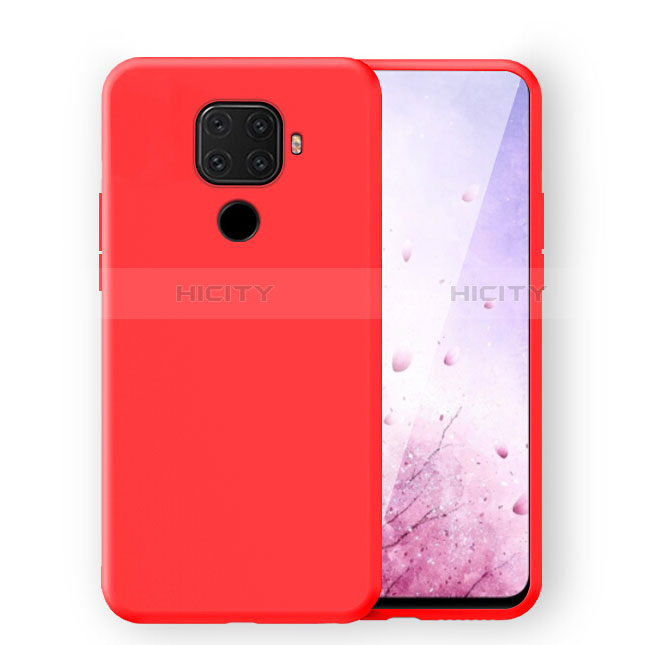 Funda Silicona Ultrafina Goma 360 Grados Carcasa S06 para Huawei Mate 30 Lite Rojo