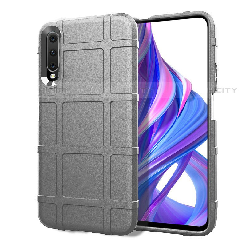 Funda Silicona Ultrafina Goma 360 Grados Carcasa S06 para Huawei P Smart Pro (2019) Gris