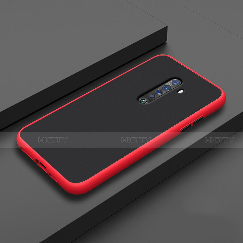 Funda Silicona Ultrafina Goma 360 Grados Carcasa S06 para Oppo Reno2 Rojo