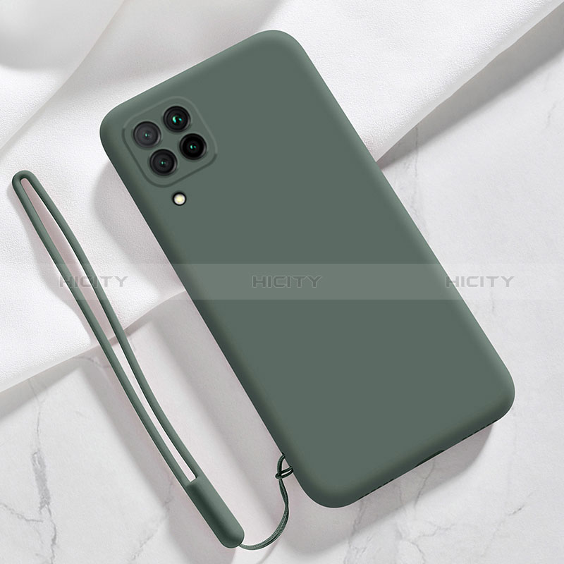 Funda Silicona Ultrafina Goma 360 Grados Carcasa S06 para Samsung Galaxy A12 Verde Noche