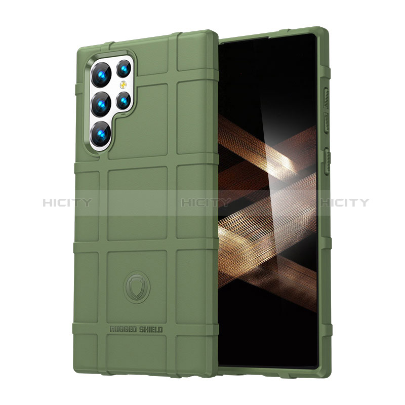 Funda Silicona Ultrafina Goma 360 Grados Carcasa S06 para Samsung Galaxy S24 Ultra 5G Verde