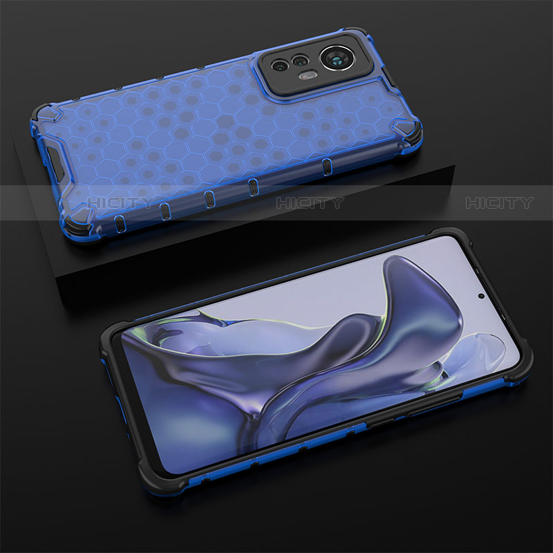 Funda Silicona Ultrafina Goma 360 Grados Carcasa S06 para Xiaomi Mi 12 Lite 5G Azul