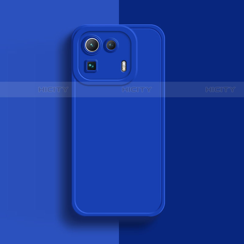 Funda Silicona Ultrafina Goma 360 Grados Carcasa S07 para Xiaomi Mi 11 Pro 5G Azul