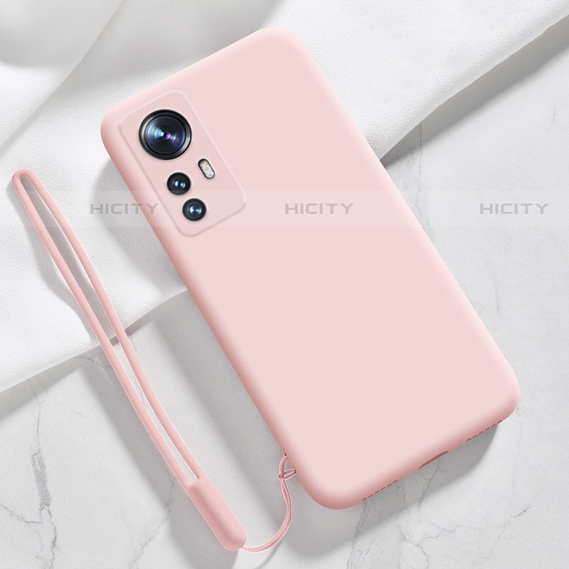 Funda Silicona Ultrafina Goma 360 Grados Carcasa S07 para Xiaomi Mi 12S Pro 5G Rosa