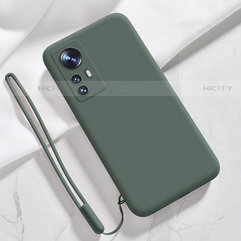 Funda Silicona Ultrafina Goma 360 Grados Carcasa S07 para Xiaomi Mi 12S Pro 5G Verde