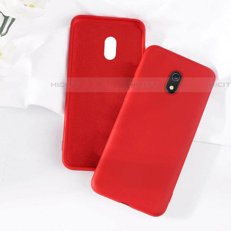 Funda Silicona Ultrafina Goma 360 Grados Carcasa S07 para Xiaomi Redmi 8A Rojo