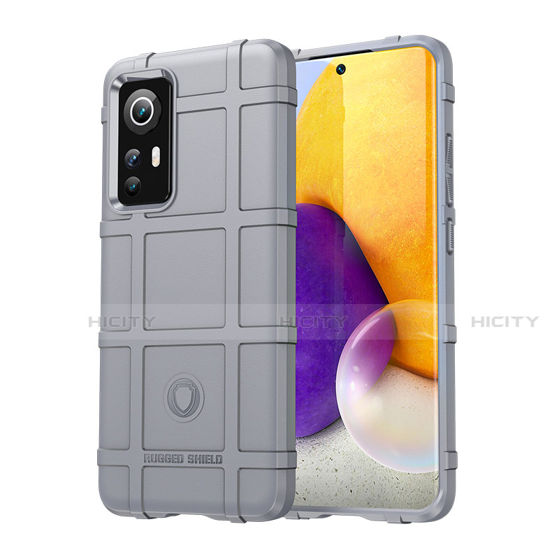 Funda Silicona Ultrafina Goma 360 Grados Carcasa S08 para Xiaomi Mi 12 5G Gris