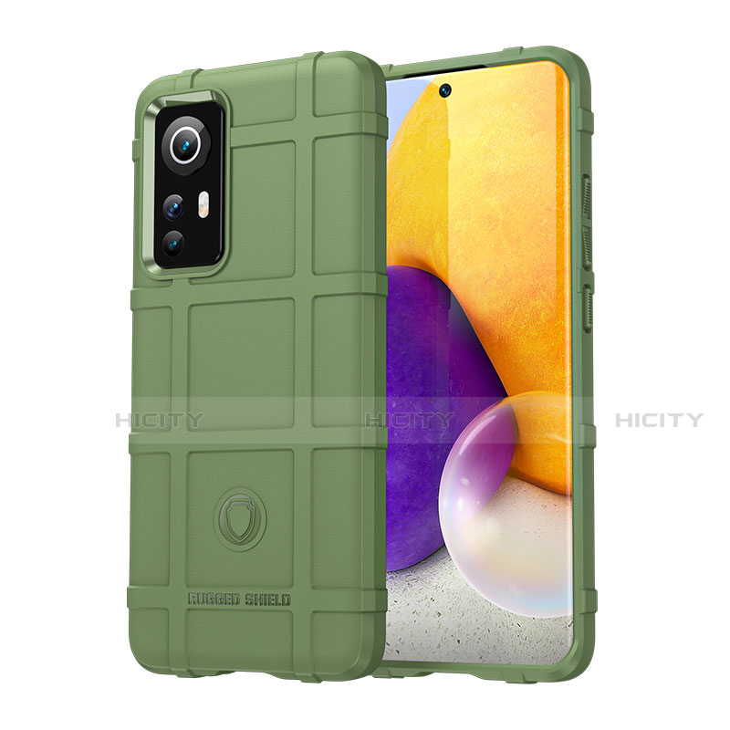 Funda Silicona Ultrafina Goma 360 Grados Carcasa S08 para Xiaomi Mi 12 5G Verde