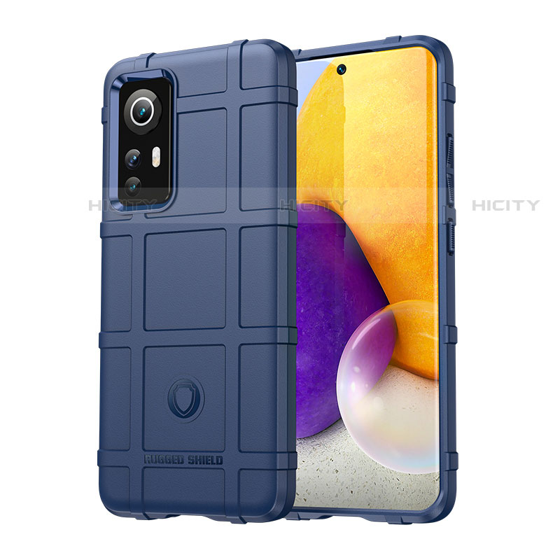 Funda Silicona Ultrafina Goma 360 Grados Carcasa S08 para Xiaomi Mi 12 Lite 5G Azul