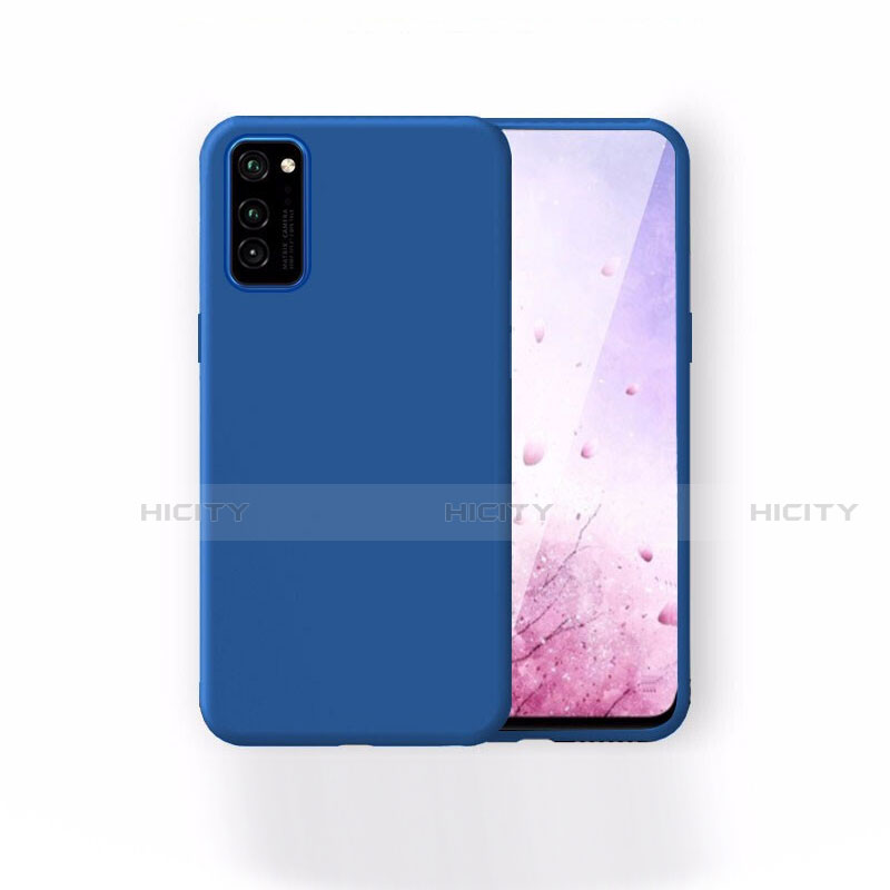 Funda Silicona Ultrafina Goma 360 Grados Carcasa T01 para Huawei Honor V30 5G Azul