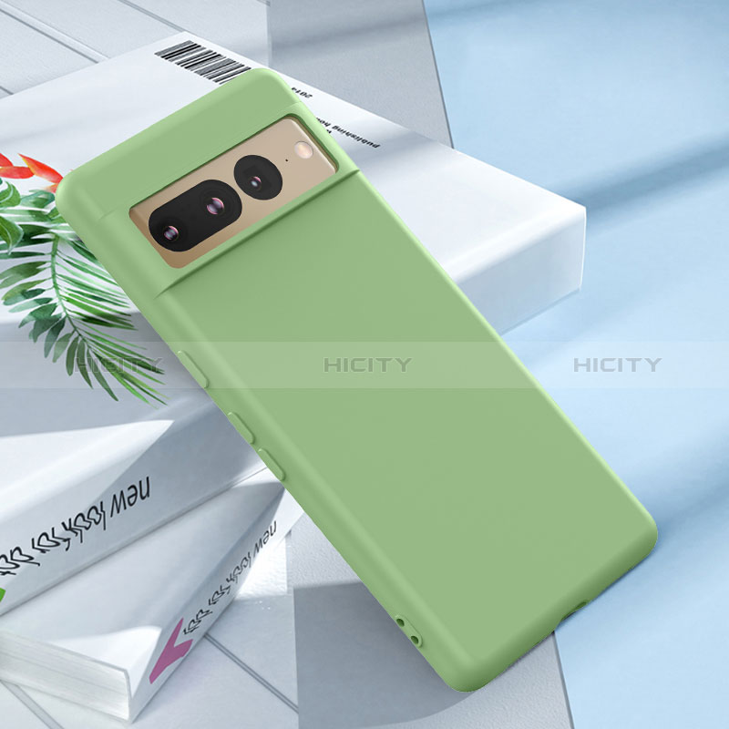 Funda Silicona Ultrafina Goma 360 Grados Carcasa YK1 para Google Pixel 7 Pro 5G Verde