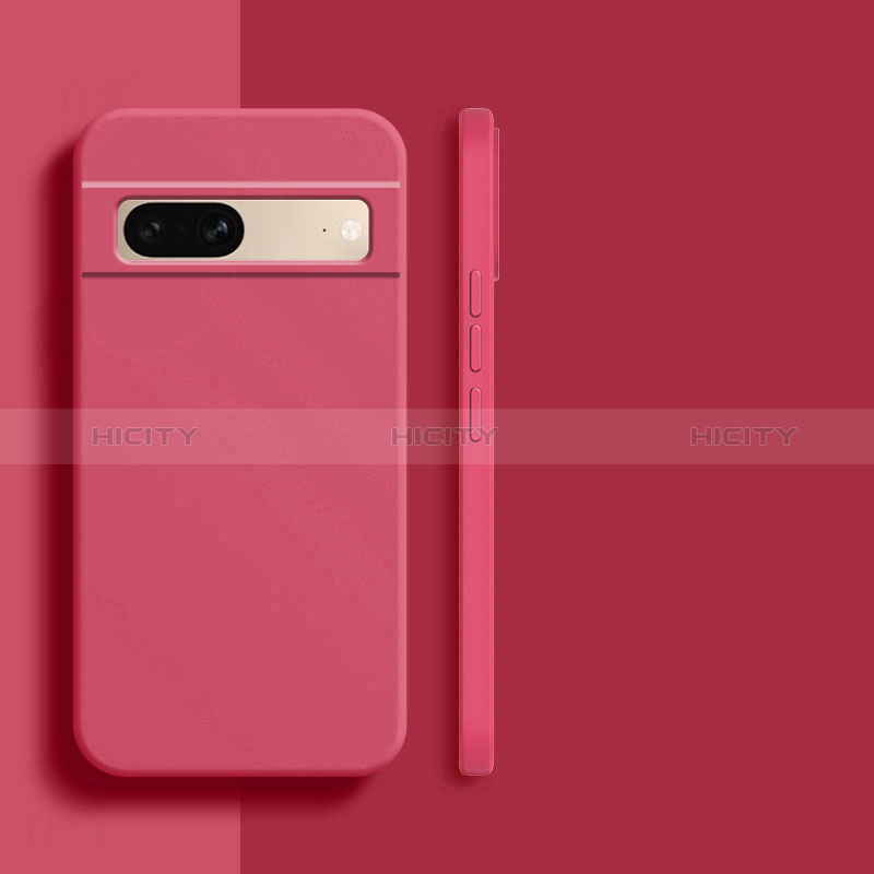 Funda Silicona Ultrafina Goma 360 Grados Carcasa YK1 para Google Pixel 7a 5G Rojo