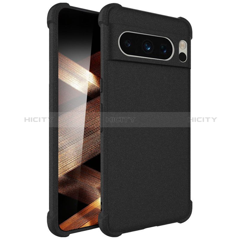 Funda Silicona Ultrafina Goma 360 Grados Carcasa YK1 para Google Pixel 8 Pro 5G Negro