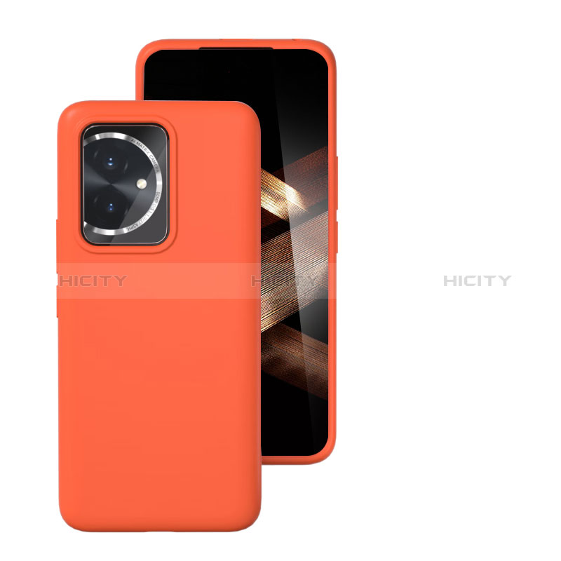 Funda Silicona Ultrafina Goma 360 Grados Carcasa YK1 para Huawei Honor 100 5G Naranja