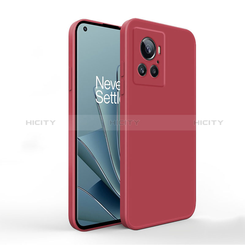 Funda Silicona Ultrafina Goma 360 Grados Carcasa YK1 para OnePlus 10R 5G Rojo