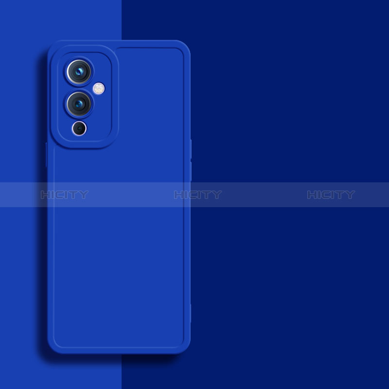 Funda Silicona Ultrafina Goma 360 Grados Carcasa YK1 para OnePlus 9 5G Azul