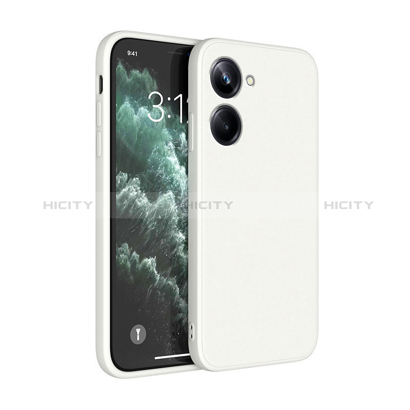 Funda Silicona Ultrafina Goma 360 Grados Carcasa YK1 para Realme 10 Pro 5G Blanco