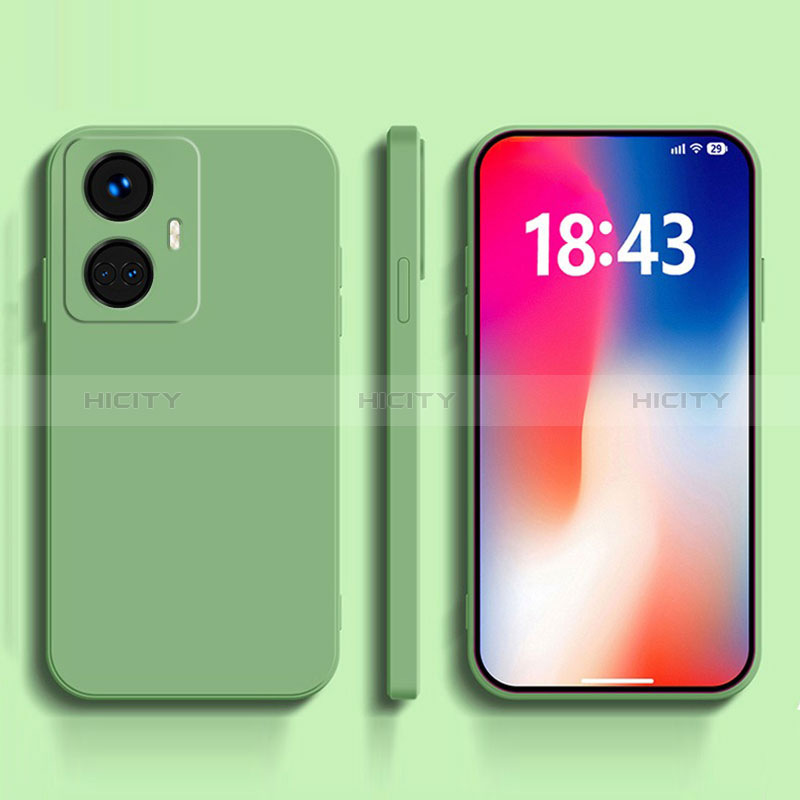 Funda Silicona Ultrafina Goma 360 Grados Carcasa YK1 para Realme 10 Pro+ Plus 5G Verde