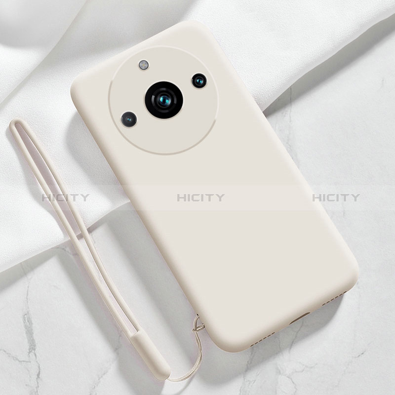 Funda Silicona Ultrafina Goma 360 Grados Carcasa YK1 para Realme 11 Pro+ Plus 5G Blanco