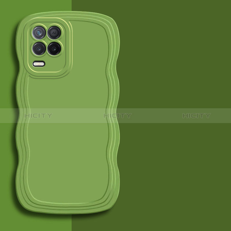 Funda Silicona Ultrafina Goma 360 Grados Carcasa YK1 para Realme 8s 5G Verde